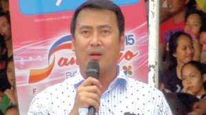 2016-POISED. Actor Mark Lapid, son of action star-turned senator Lito Lapid, finds it comfortable to make Boholanos the first to learn of his final decision to run for senator in 2016.