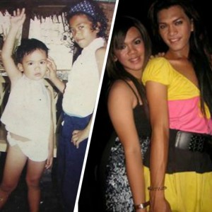El El and Andrew when they were kids (left) and reunited after ten years. Like straight people, gay people come in all shapes, sizes and colors, with all kinds of behaviors and mannerisms.  So you can't truly know your kid's sexuality until he/she tells you.