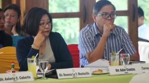 Faced with a daunting task of improving tourism arrivals in the Region, DOT Regional Director Rowena Montecillo appears pensive as Bohol slides to third in regional toruism arrivals data, one that is otherwise a measly performance after sitting on top of regional tourism arrivals years ago. [rac/PIA-7/Bohol]