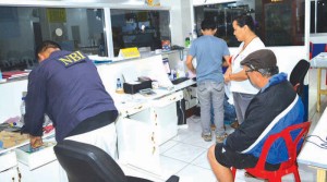 RAID. Agents of the National Bureau of Investigation (NBI) raided the offices of Klikmart Rewards along Palma St. Last week for violation of R.A. 8799 of the Securities and Exchange Commission (SEC).