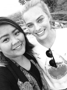 Hollywood actress Margot Robbie at the Chocolate Hills in Bohol. Courtesy: Margot Robbie Fans Instagram Page
