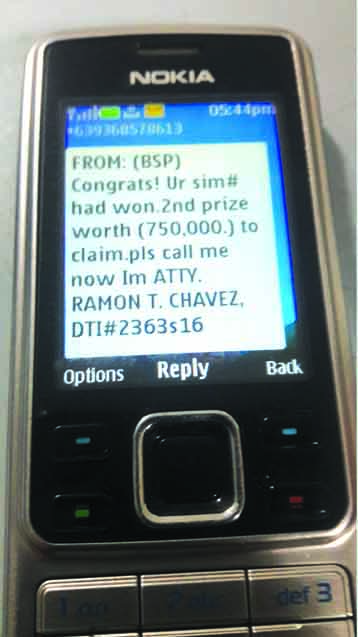 Text Scam Sample A Text Message Sent By A Scammer