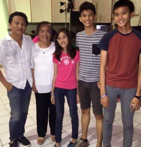 With Hon. Betty Torralba and three of her grandkids, the Bullecer siblings: Megan, Norton and Nyle.