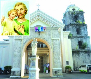 PATRON SAINT. Center of veneration of today's city fiesta is the St. Joseph Cathedral who is the patron saint of Tagbilaran. A Pontifical Mass will be officiated at 9:30 this morning.