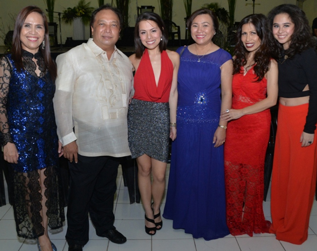 Gov. Edgar Chatto & First Lady Pureza Chatto with Baby Bantol, Eva Santos & daughters Monique & Anna