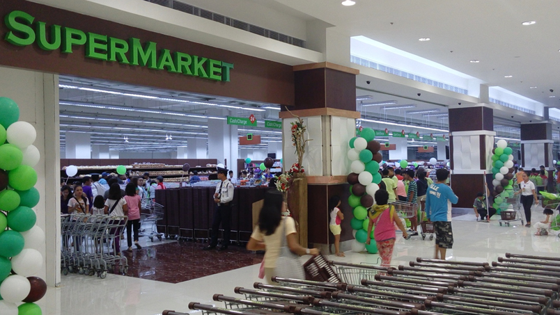 The new ICM Supermarket at the lower ground level