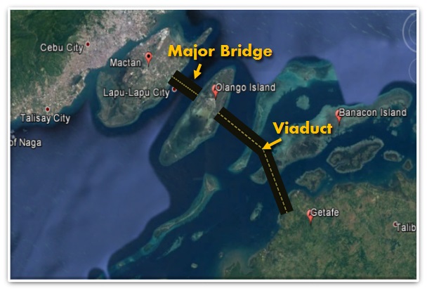 Cebu-Bohol bridge border